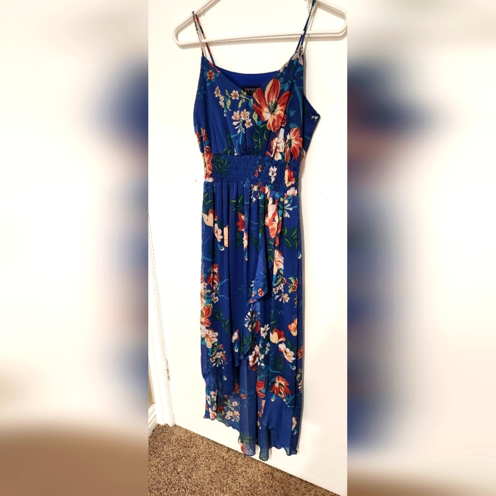 Floral summer dress, size 8